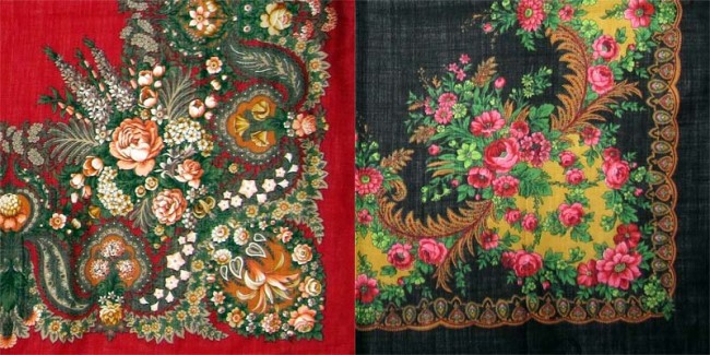 Traditional Russian Scarves